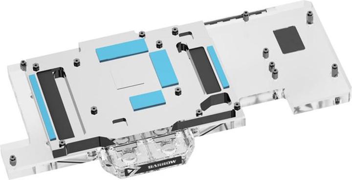 Actual product image Barrow LRC2.0 full coverage GPU Water Block for ASUS TUF 3070 Aurora RGB - Acrylic