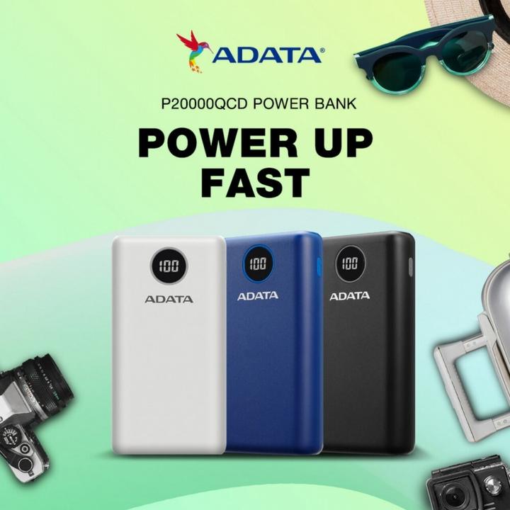 Actual product image Adata Power Pack P20000QCD (20000 mAh, 15 W, 74 Wh)