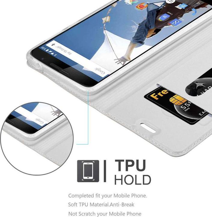 Produktbild Cadorabo Book Classy Style Cover (Google Nexus 6)