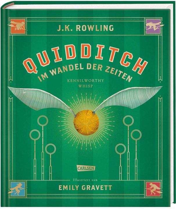 Image du produit Quidditch im Wandel der Zeiten (farbig illustrierte Schmuckausgabe) (Allemand, J.K. Rowling, Emily Gravett, 2020)