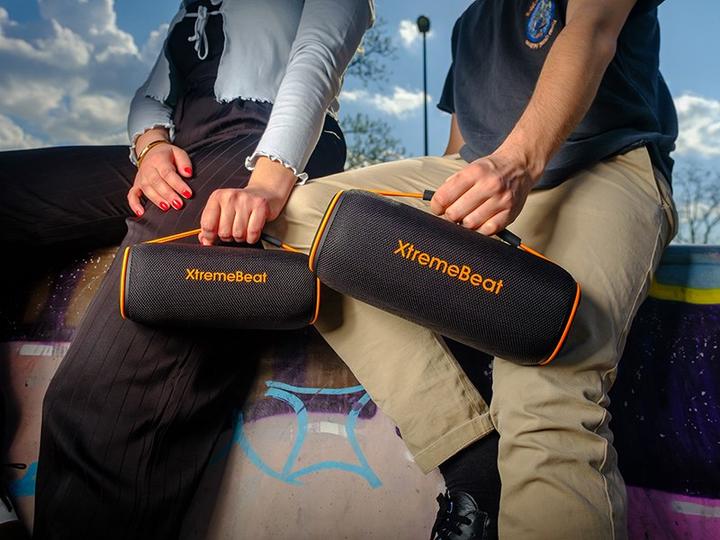 Actual product image Tracer XtremeBeat Pro TWS Tragbarer Bluetooth-Lautsprecher Schwarz 40 W (Electrical connection)