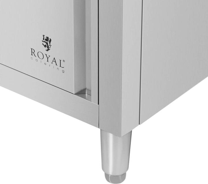 Produktbild Royal Catering Arbeitsschrank Edelstahl 60 x 60 cm 500 kg mit Schneidplatte Edelstahlschrank (60 cm, 93.50 cm)
