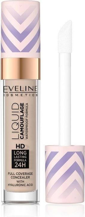 Image du produit Eveline Correcteur liquide camouflage waterproof à l'acide hyaluronique n° 05 Light Sand 7.5ml (05 Sable léger)