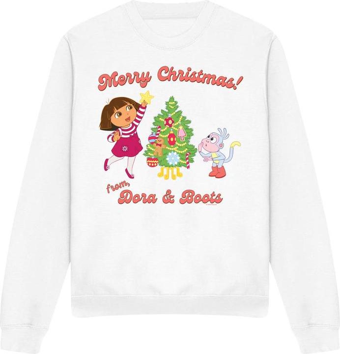 Dora The Explorer Happy Holidays Sweatshirt
