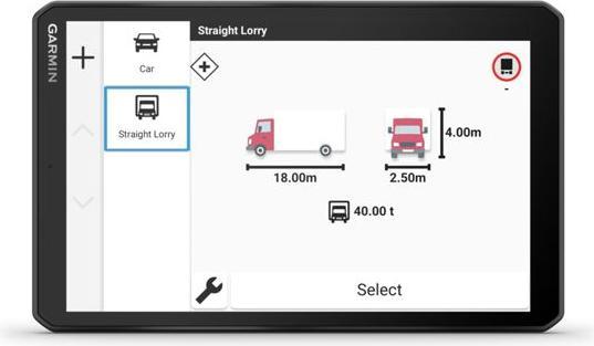Image du produit Garmin Dezl LGV820, EU MT-D Truck/LKW Navigation (8")
