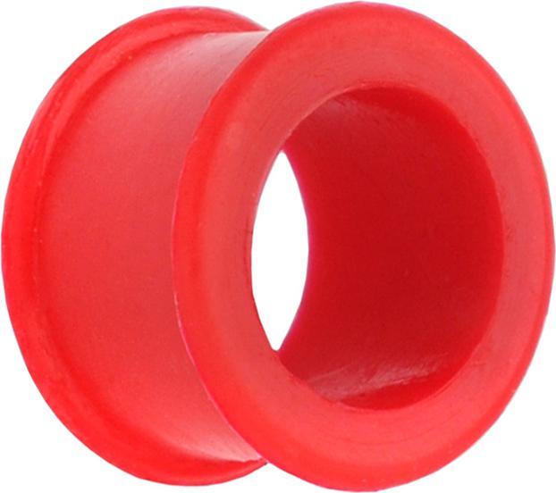 Produktbild Star Piercing Tunnel dick rot (ohne Messing, Silikon)