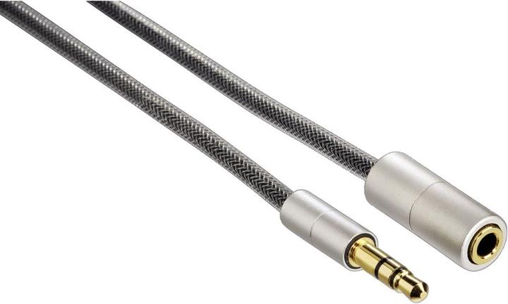 Actual product image Hama AluLine 2.0m (2 m, 3.5mm jack (AUX))