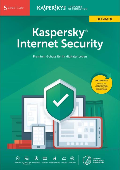 Actual product image Kaspersky Internet Security 2019 (5 User, 12 months)