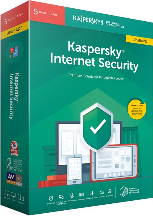 Kaspersky Internet Security 2019 (5 User, 12 Monate)