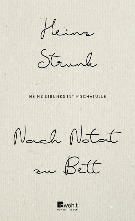Immagine prodotto Nach Notat zu Bett (Tedesco, Heinz Strunk, 2019)