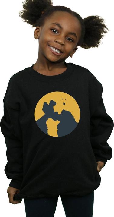 Actual product image Disney Girls Lady And The Tramp Moonlight Kiss Sweatshirt (140, 146)