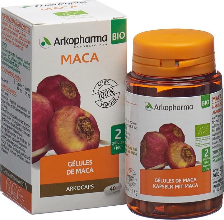 Produktbild Arkopharma Arkocaps Bio Maca Kapseln (40 Stück, Kapseln, 41 g)