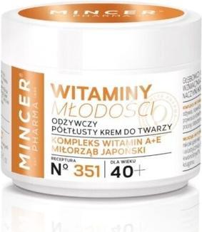 Immagine prodotto Kenwood Witaminy Młodości 40+ Crema Viso Nutriente Semi-Grassa n. 351 50ml (Crema solare viso, 50 ml)