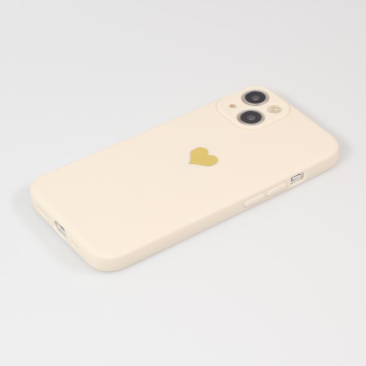 Image du produit PhoneLook Coque Silicone Mat Coeur doré (Apple iPhone 15)