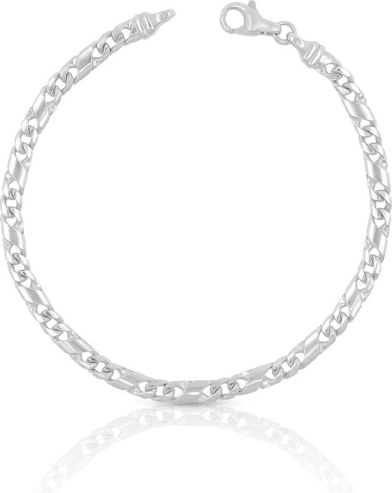 Produktbild Muau 8er-Kette (19 cm, Weissgold)