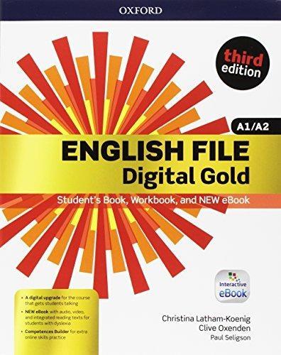 Produktbild English File Digital Gold Elementary A1-A2. Premium without key (Only for Canton Ticino) (Englisch, Collectif, 2018)