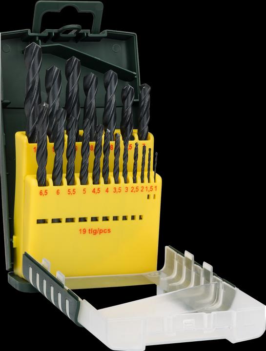 Actual product image Bosch Professional Zubehör 19-piece HSS-R metal drill bit set (1, 1.5, 2, 2.5, 3, 3.5, 4, 4.5, 5, 5.5, 6, 6.5, 7, 7.5, 8, 8.5, 9, 9.5, 10 mm)