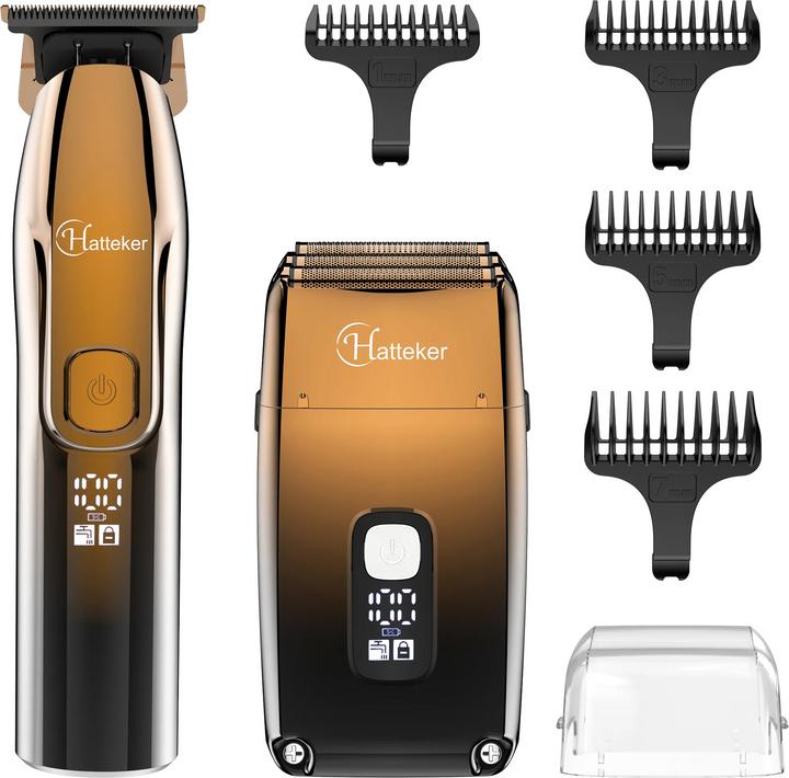 Actual product image Hatteker 2 in 1 electric razor
