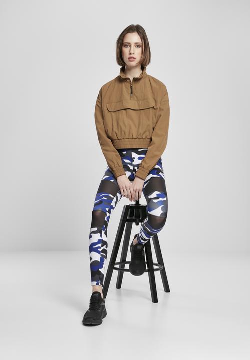 Image du produit Urban Classics Ladies Cropped Crinkle Nylon Pull Over Jacket (M)