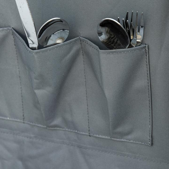 Produktbild Outsunny 2in1Campingtisch mit Arbeitsplatte und Fächern