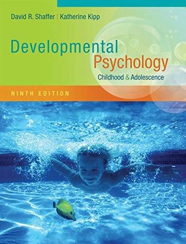 Image du produit Developmental Psychology (Anglais, David Shaffer, Katherine Kipp, 2020)