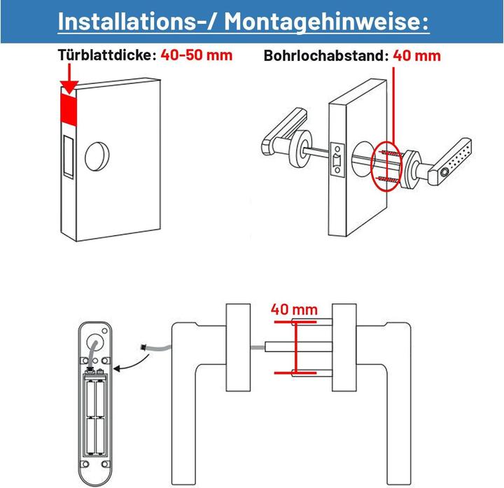 Produktbild DNT DoorAccess Pro (Fingerabdruck, Elektronische Zahlenkombination)