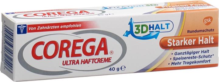 Image du produit Corega Crème adhésive forte tenue (40 ml, Bains de bouche)