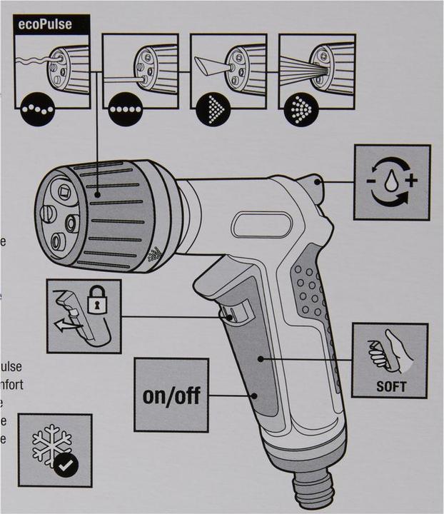 Actual product image Gardena Comfort cleaning syringe ecoPulse