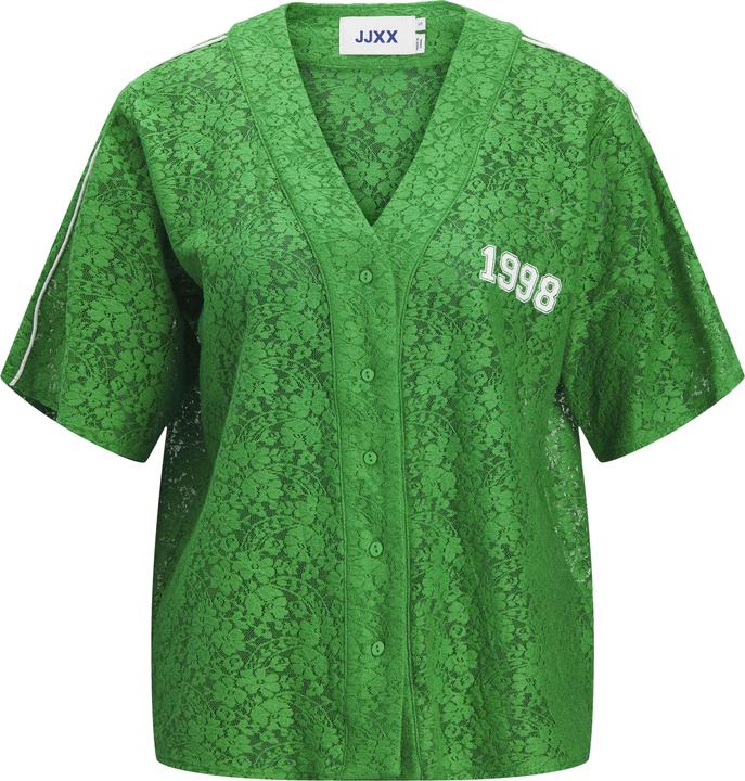 JJXX Jxstine Lace Loose V Neck Tee Jrs Ln