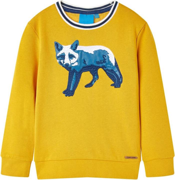 Immagine prodotto VidaXL Felpa da bambino ocra 116,Materiale: 100 % cotone,Colore (116)