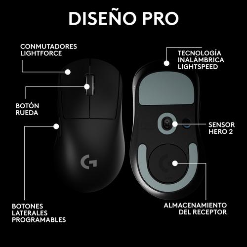 Immagine prodotto Logitech Pro X Superlight 2 Dex (Senza fili, Cablato)