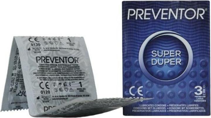 Actual product image Preventor Super Duper 3 Premium Latex-Kondome