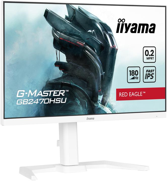 Image du produit iiyama TFT 23,8/60,5cm G-Master GB2470HSU Red Eagle *blanc* 16:9 (1920 x 1080 pixels, 23.80")