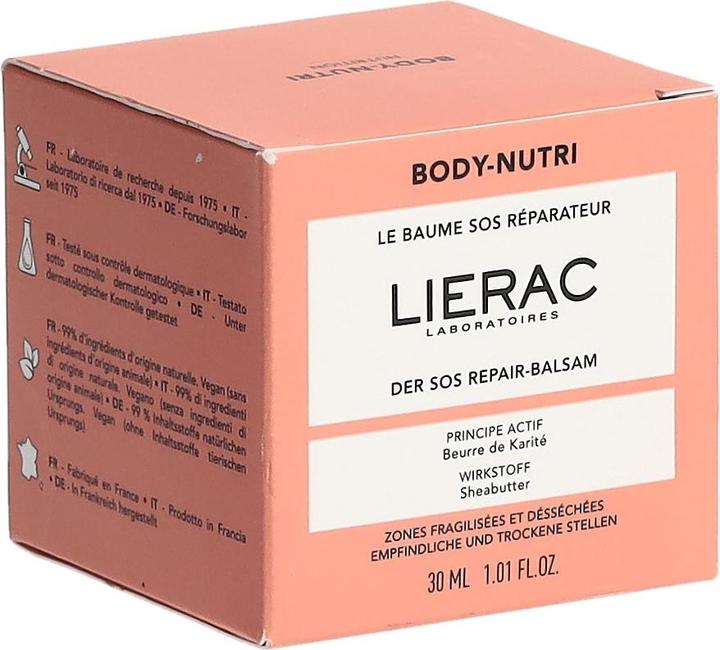 Image du produit Lierac BODY NUTRI The SOS Repairing Balm 30ml (Crème pour le corps, 30 ml)