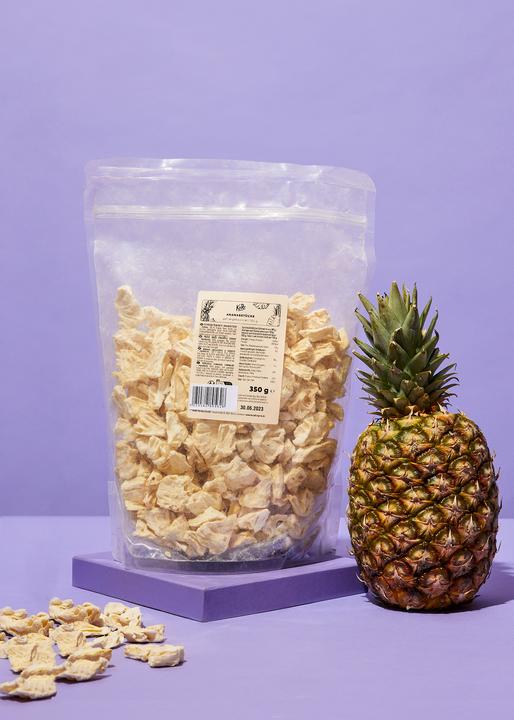 Actual product image KoRo Freeze-dried pineapple pieces (350 g)