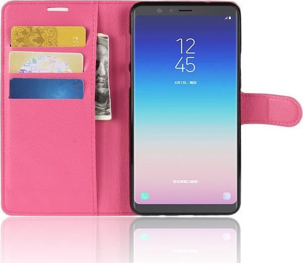 Actual product image MU Classic Litchi Leather Bookcover Series (Samsung Galaxy A8 Star)