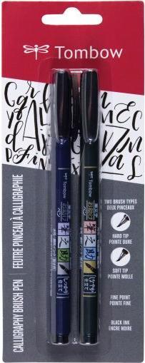 Immagine prodotto Tombow Penna calligrafica WS-BH / BS (Nero, 2 x)