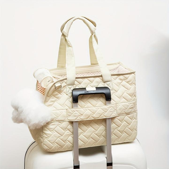 Image du produit Alopini Sac à dos portable pour chat et chien, en toile, respirant, léger et souple Voyage (Respirant)