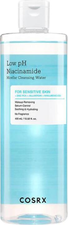 Cosrx Low pH Niacinamide Cleansing Water (Cleansing Balms, 400 ml)