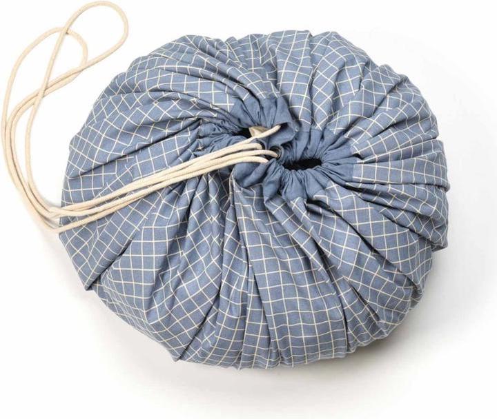 Produktbild play&go Print Organic grid blue