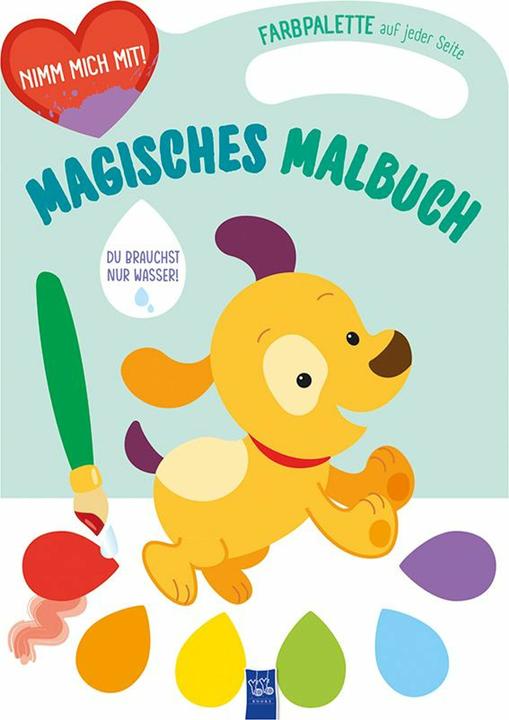 Image du produit Livre de coloriage magique - Couverture verte (chien)