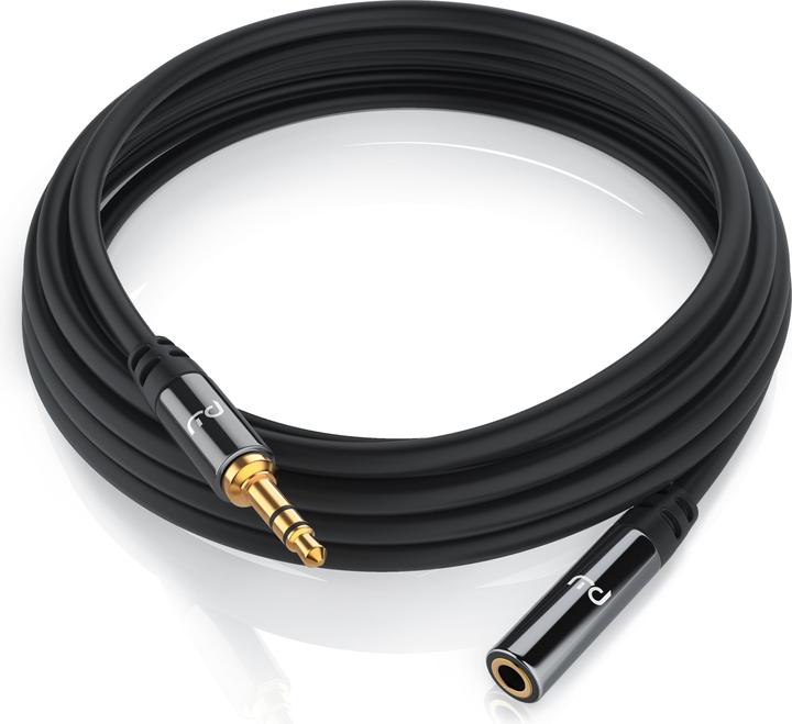 Produktbild Primewire 3,5mm Klinke Audio Kabel, AUX, HiFi Audio Klinkenkabel / Verlängerungskabel (0.50 m, 3.5mm Klinke (AUX))