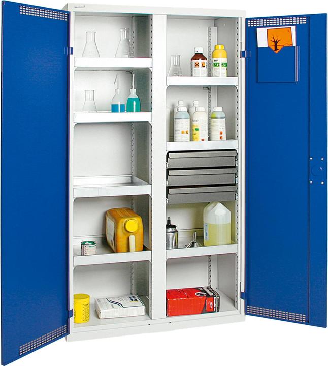 Produktbild kaiserkraft Umweltschrank, Türen gelocht (100 cm, 180 cm)