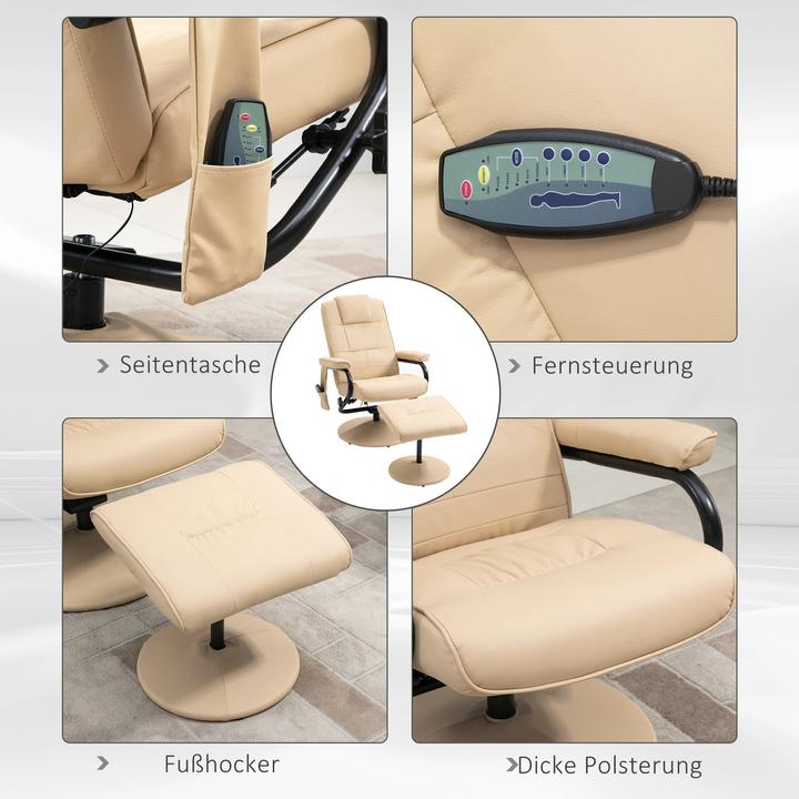 Actual product image Floki24 Massage chair with stool