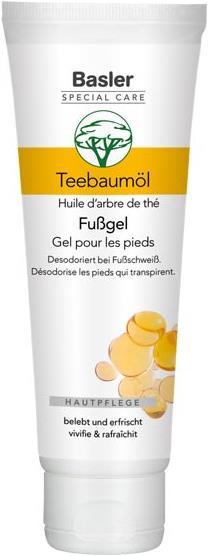 Image du produit Basler Gel pour les pieds à l'huile d'arbre à thé (Crème et gel pour les pieds, 125 ml)