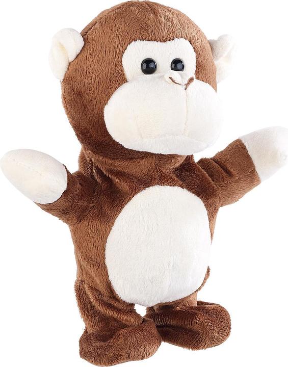 Playtastic Scimmia di peluche parlante con microfono (11 cm)