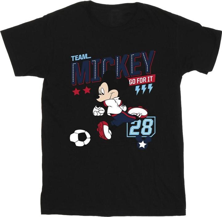 Immagine prodotto Disney Mickey Mouse Team Mickey Football Maglietta Ragazze (152, 158)