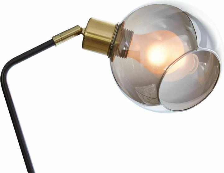 Produktbild Loberon Stehlampe Brontille schwarz/grau (E27)