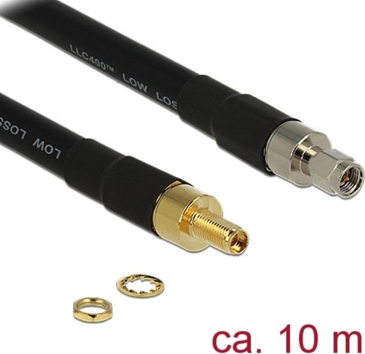 Image du produit Delock Câble d'extension GSM/UMTS/LTE, 10m (0.35 dB, Câble d'antenne)