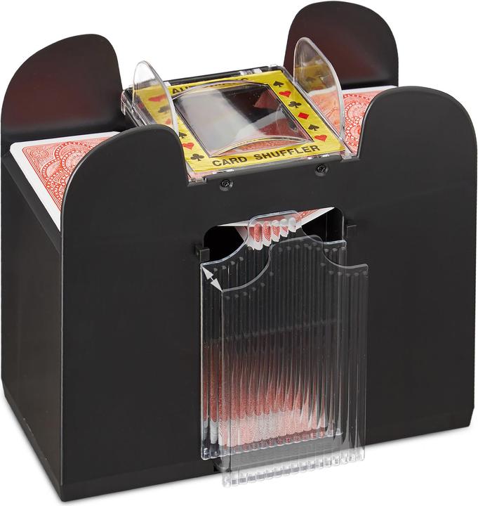 Produktbild Relaxdays Kartenmischer elektrisch 6 Decks